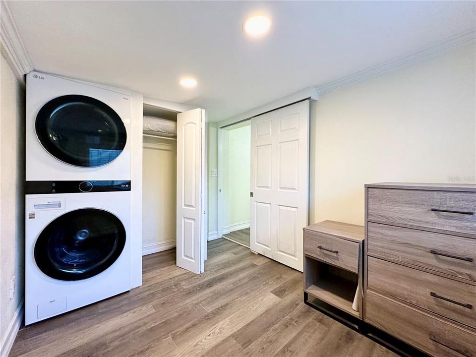 2nd Bedroom/Laundry in Smaller Unit