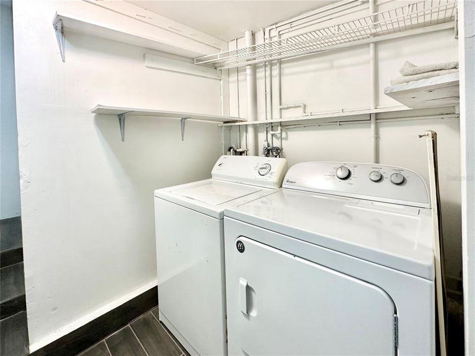 Laundry Room in Larger Unit