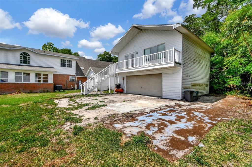 GARAGE AND APARTMENT