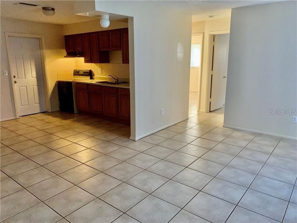 Kitchen and Living Room