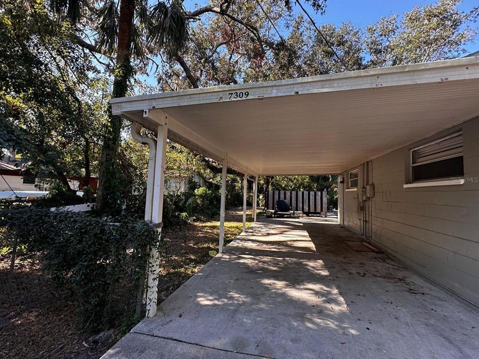 One Car Carport