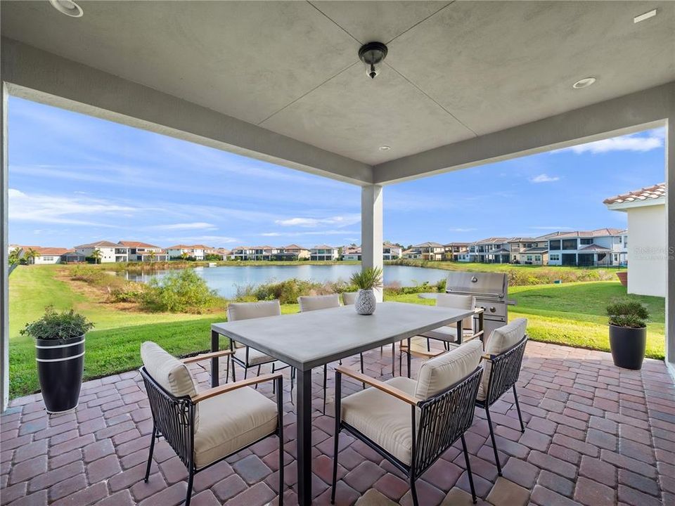 Virtually Staged covered patio