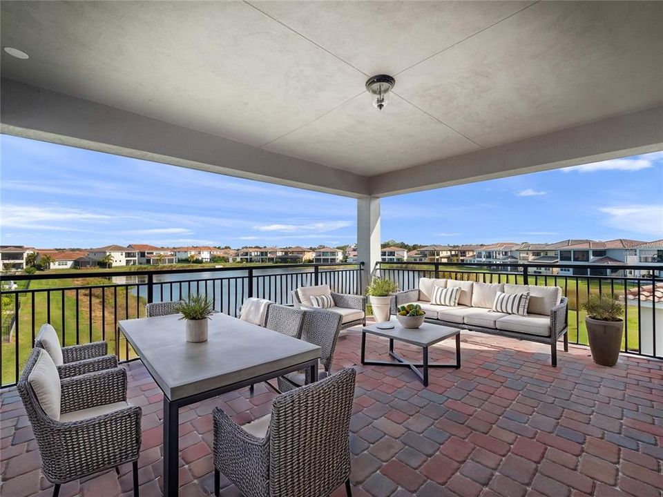 Virtually Staged 2nd floor Balcony off 2nd Master suite