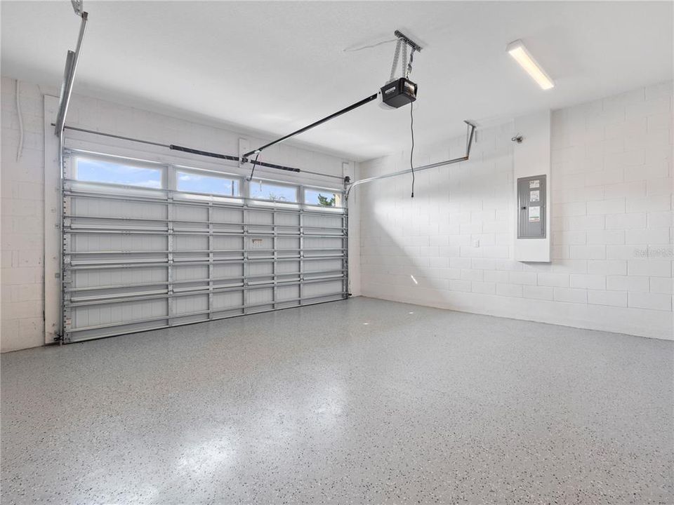 Epoxy Covered Garage Floor