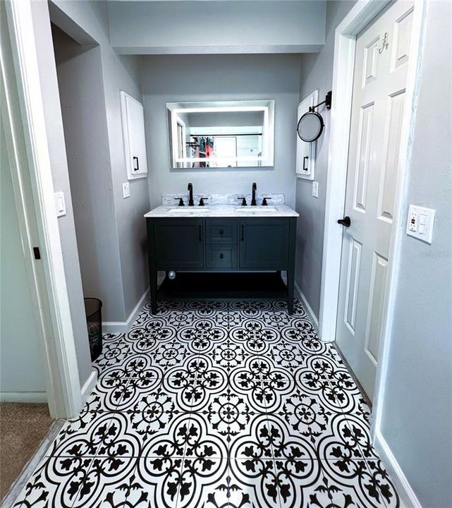 Outstanding Tiled Floors! Linen Closet!