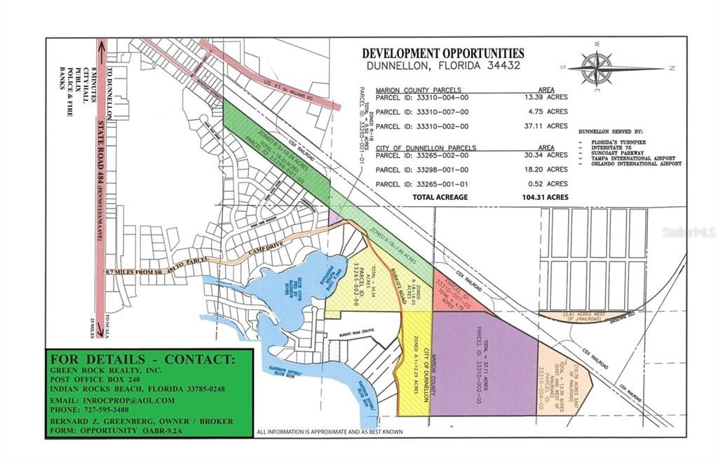 OVERALL VIEW - CITY OF DUNNELLON & MARION COUNTY LAND