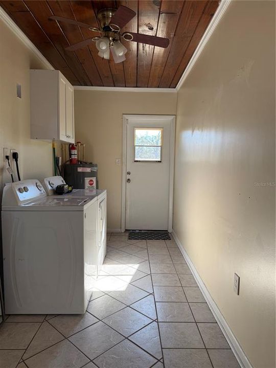 Inside Laundry Room & Storage