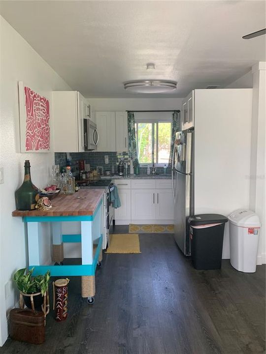 Kitchen prior to Hurricane Helene