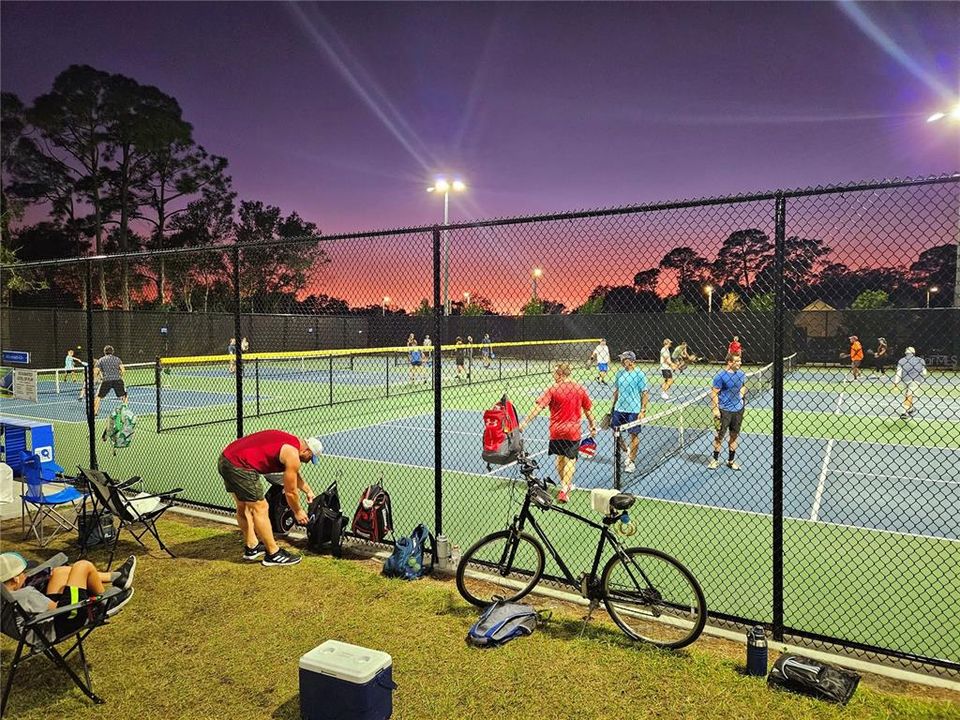 You can ride your bike to the Legacy Trail and the Pompano Park pickleball complex.