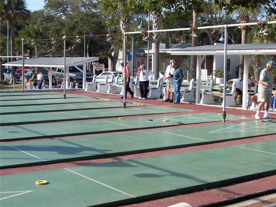 Flagler Ave shuffleboard courts.