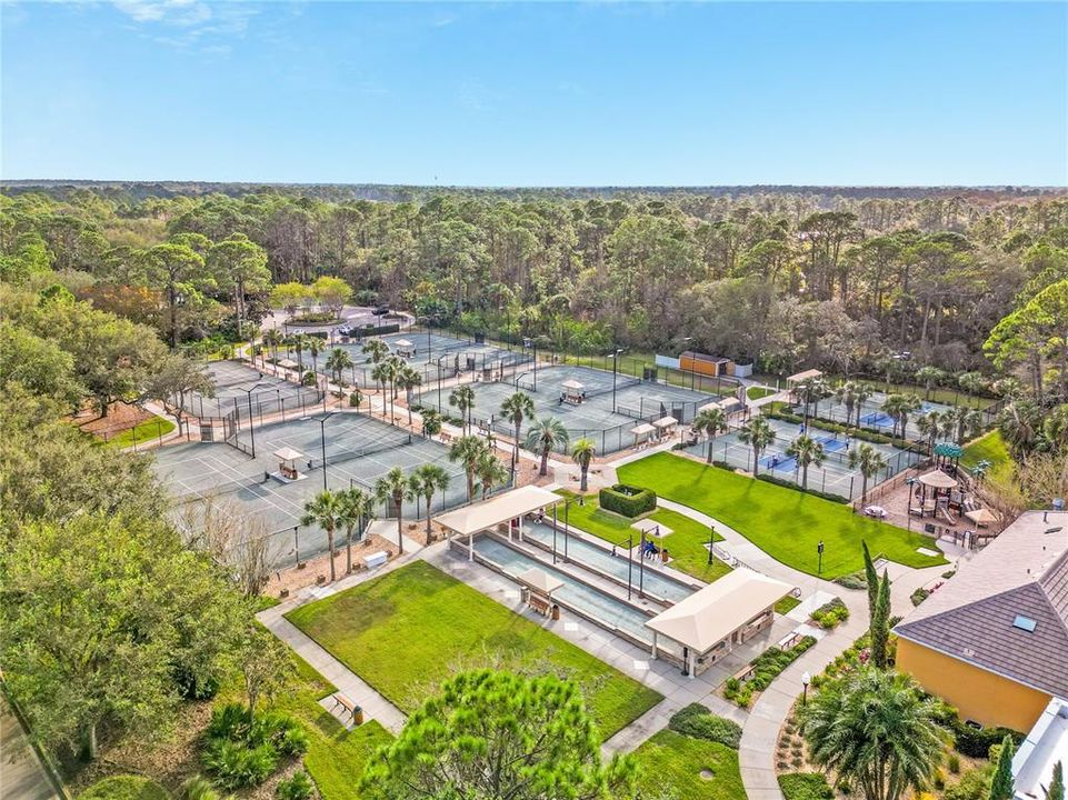 GH Amenity Center: Bocci, Croquet, Tennis, Pickleball, Playground.