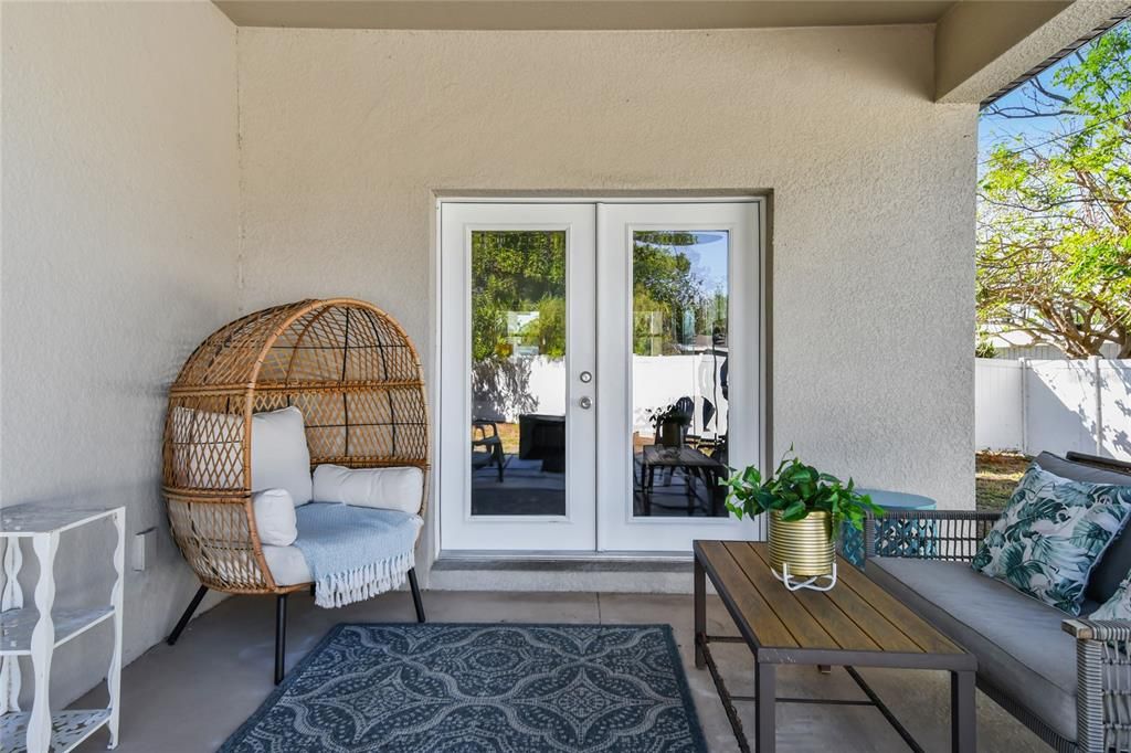 Covered Back Patio