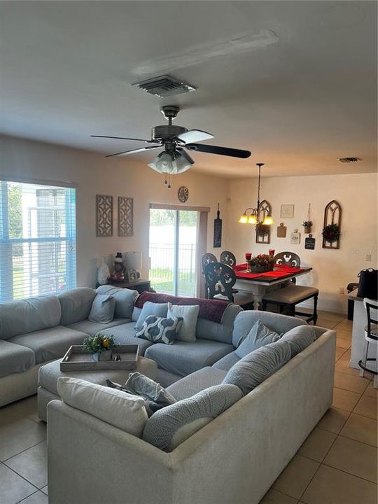 Dining Family room combo