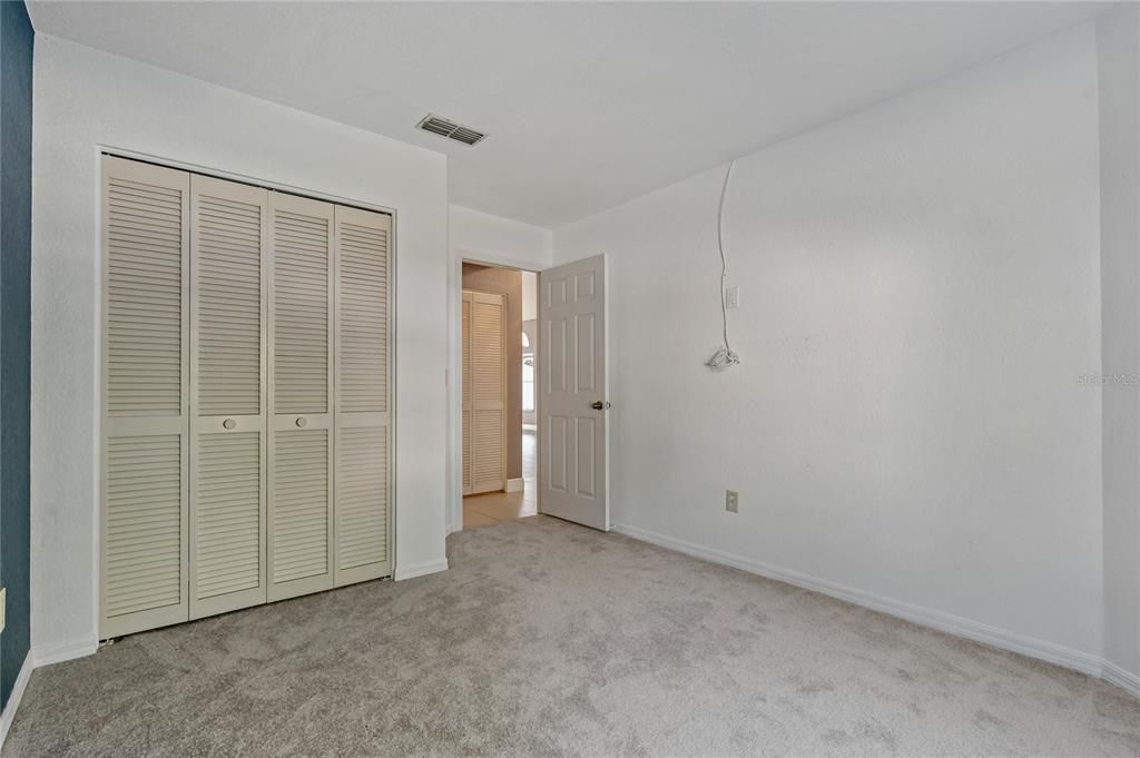 Guest Bedroom with New Carpet