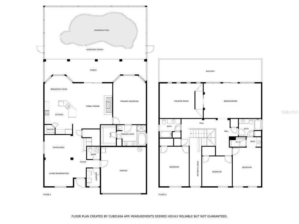 Floor plan of home