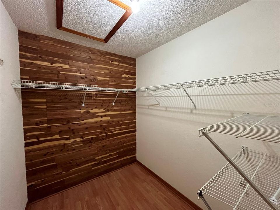 Primary walk in closet