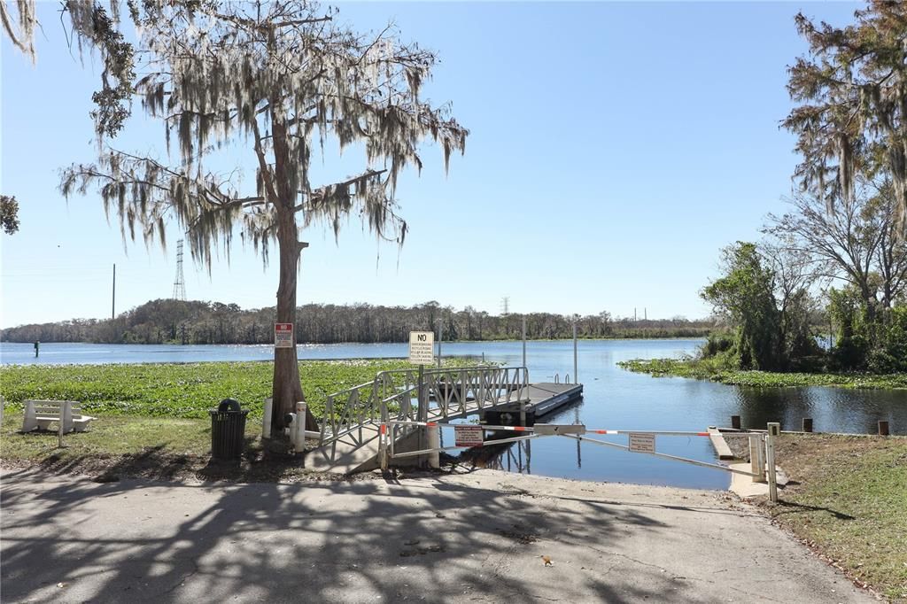 Community boat ramp