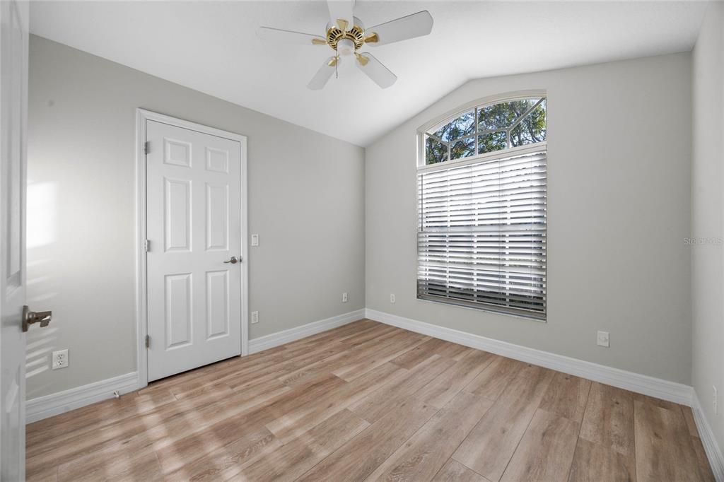 Bedroom 4/OfficeVersatile space perfect as a guest bedroom or home office.Located at the front of the house with scenic tree-lined street views.Features a closet and convenient access to the primary bathroom via a private door.