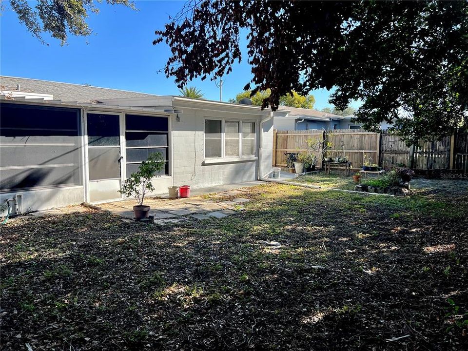 Fenced Backyard