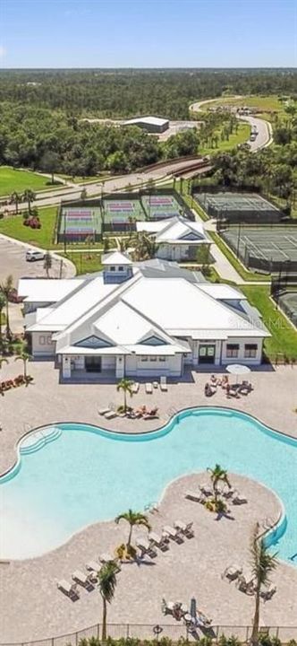 Pool and fitnesss center will be similar to this pic from another Lennar community