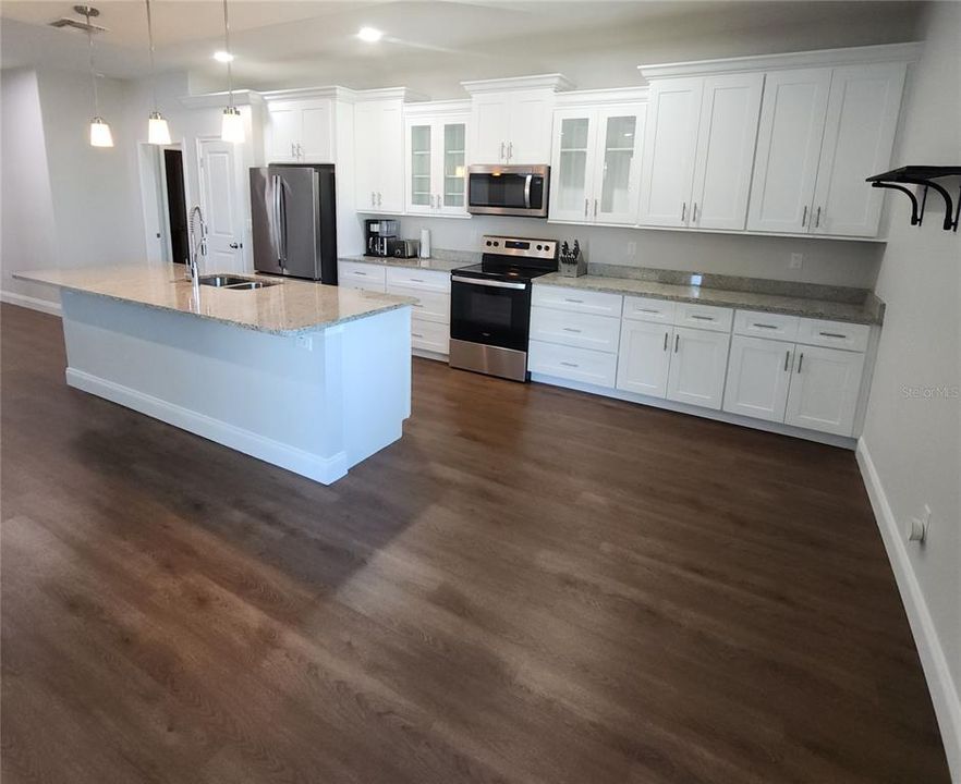 Kitchen and dining room