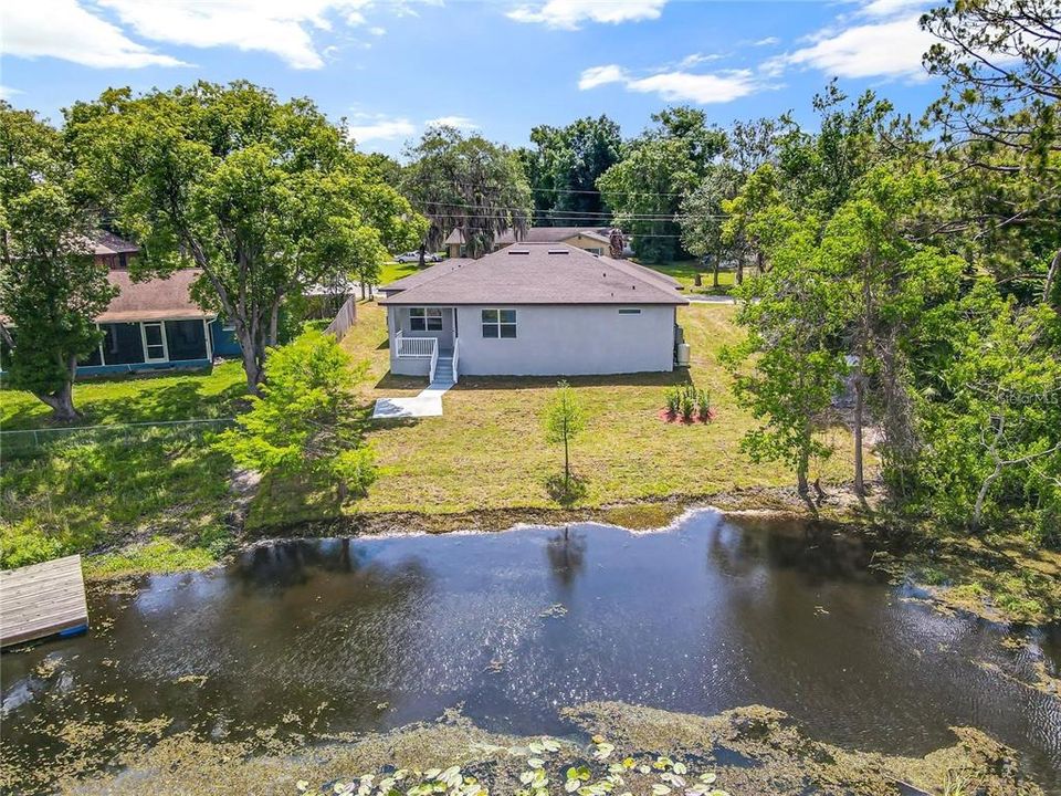 View of home from private lake