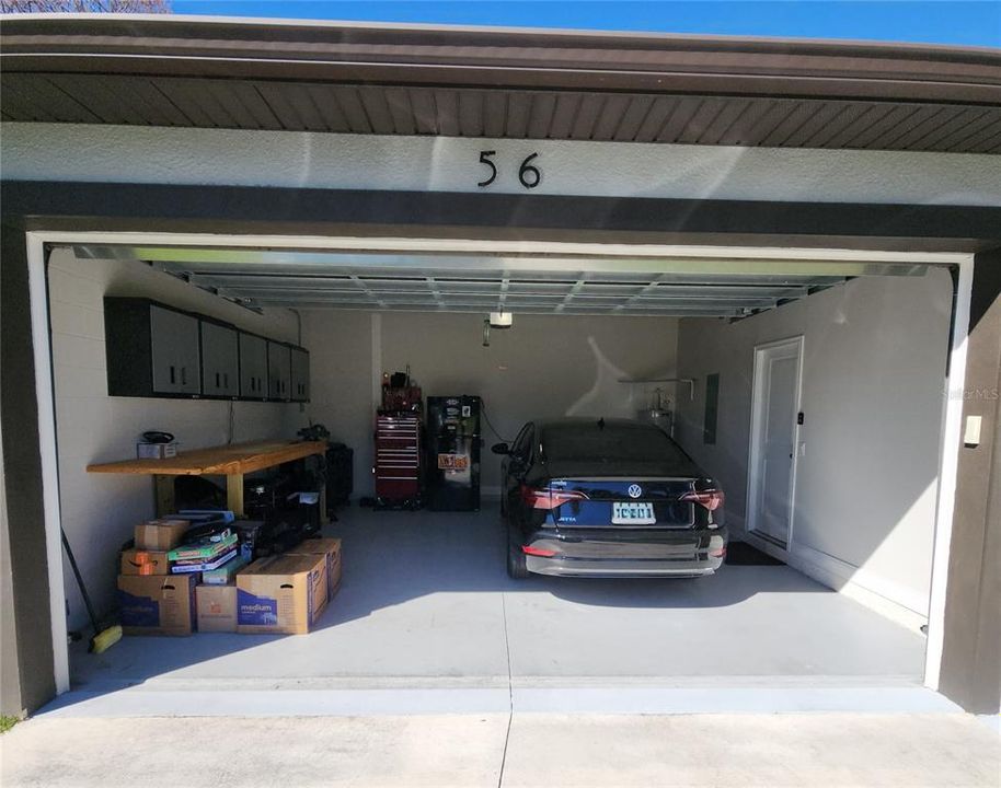 Two car garage