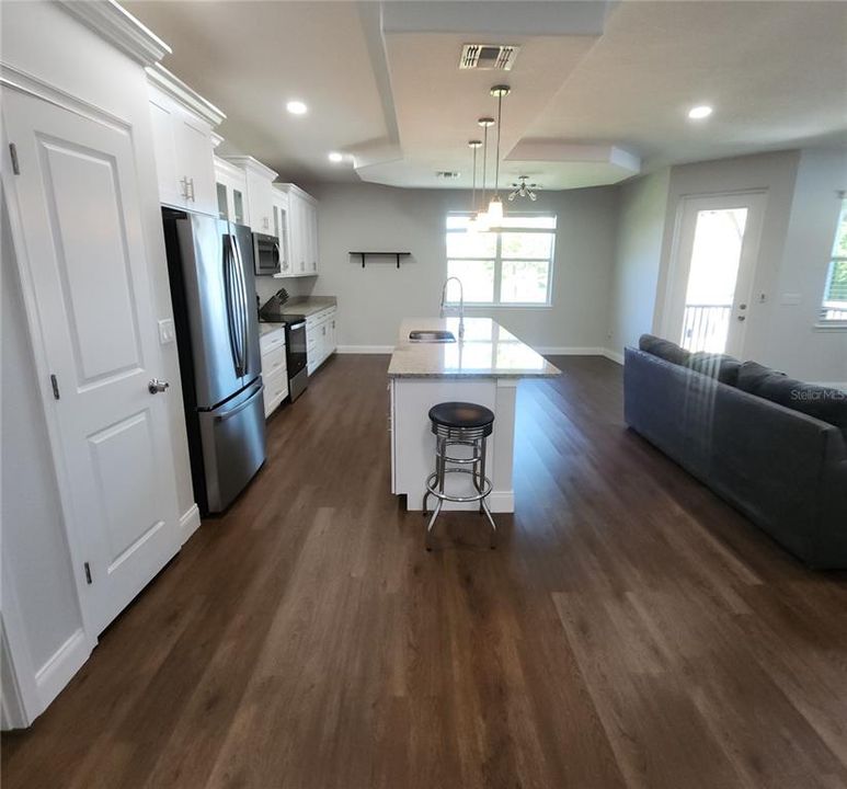 Kitchen and dining room