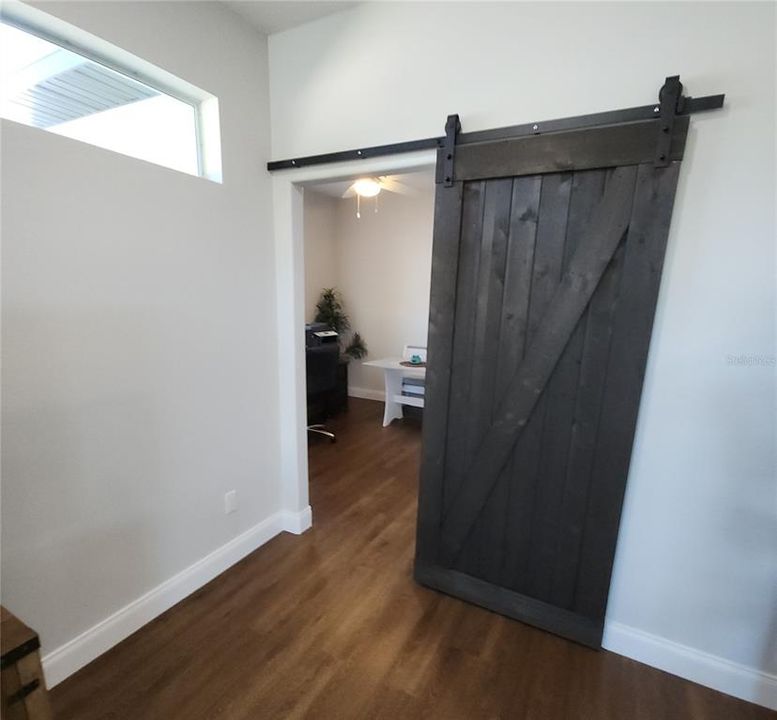 View of bedroom #4 from family room