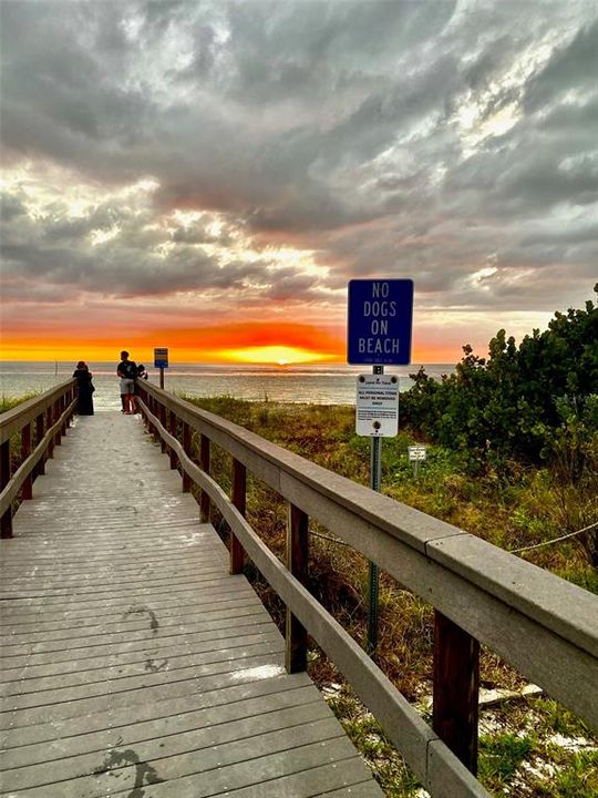 Access to the beach