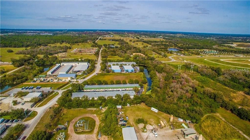 Overhead view, LWR is to the east, I-75 to the west, access is from SR 64 to north