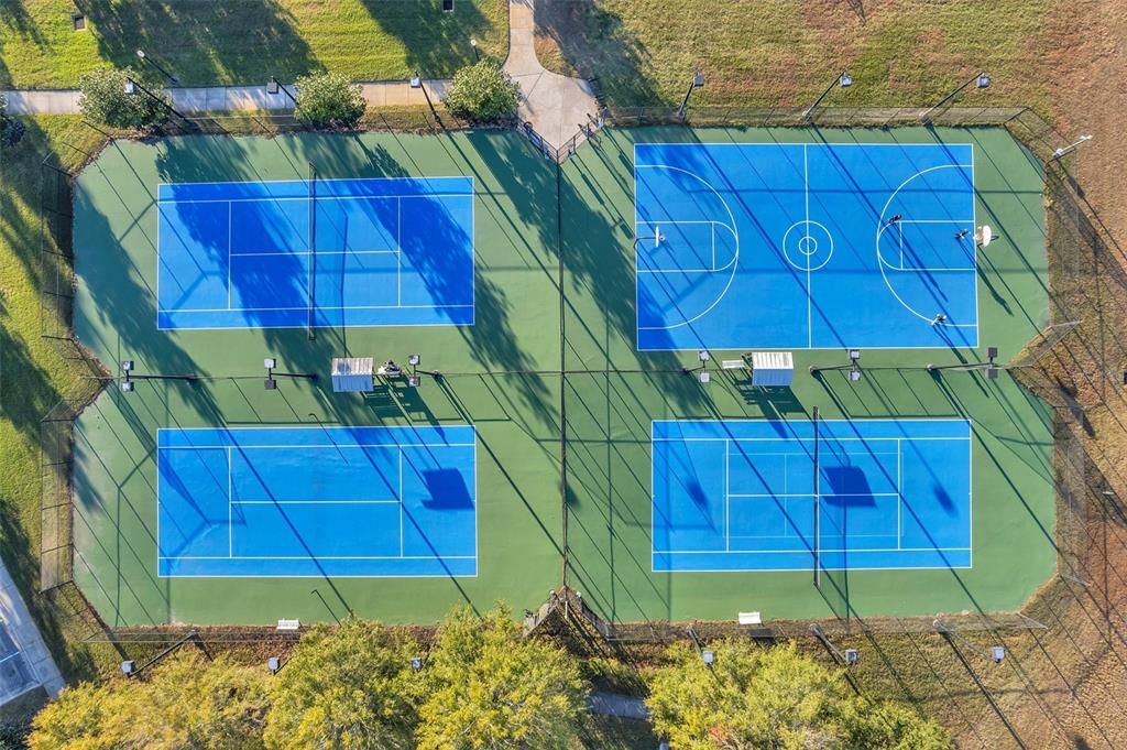 Tennis & Basketball court