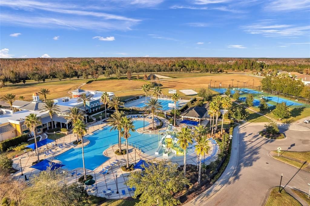 Club house and resort style pool