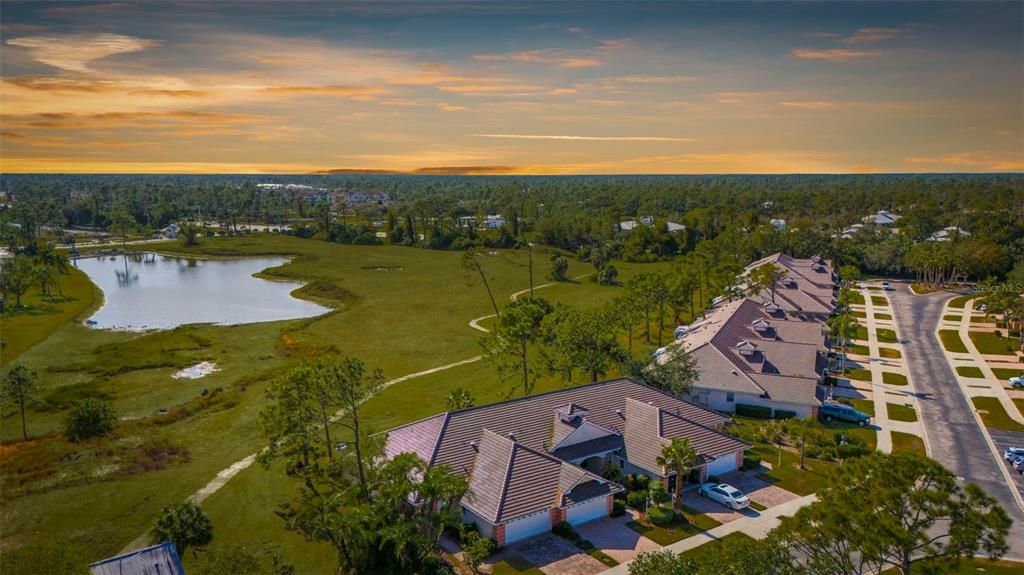 SW Aerial View of Sunset