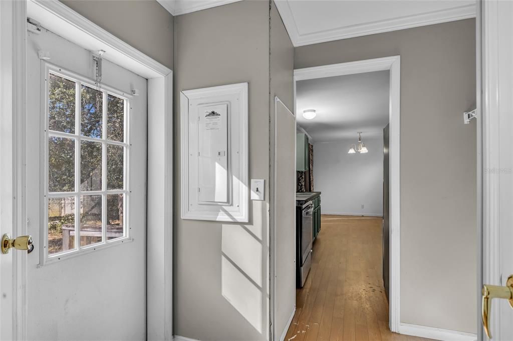 Laundry Room to kitchen