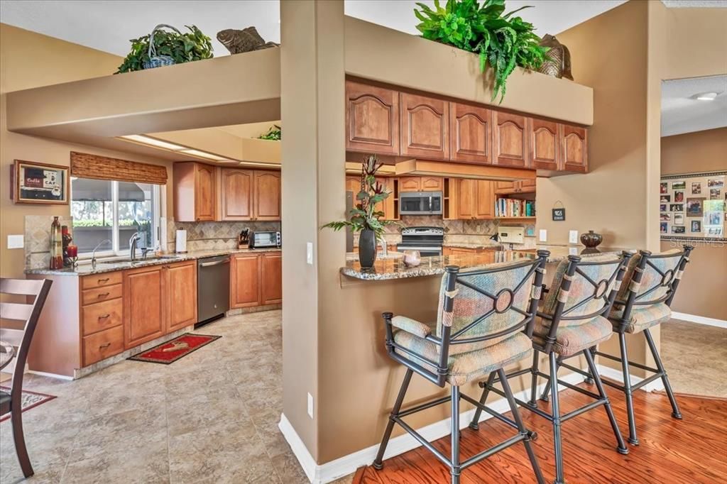 Kitchen with counter