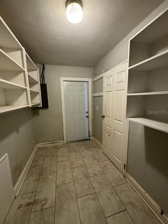 Utility Room with Pantry Storage