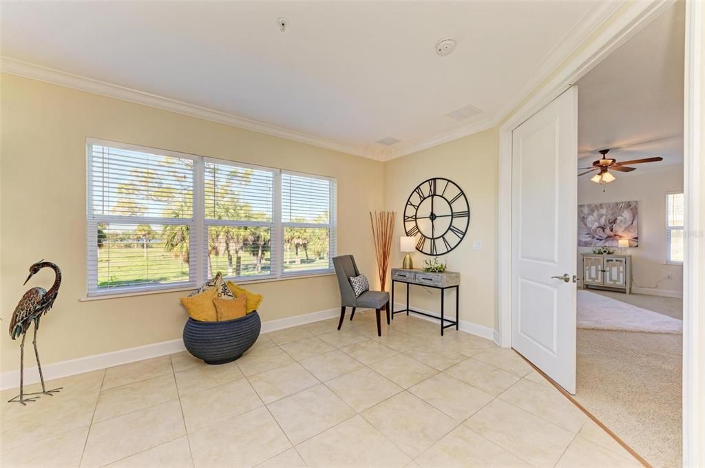 Living Room with view of Palma Sola Bay.