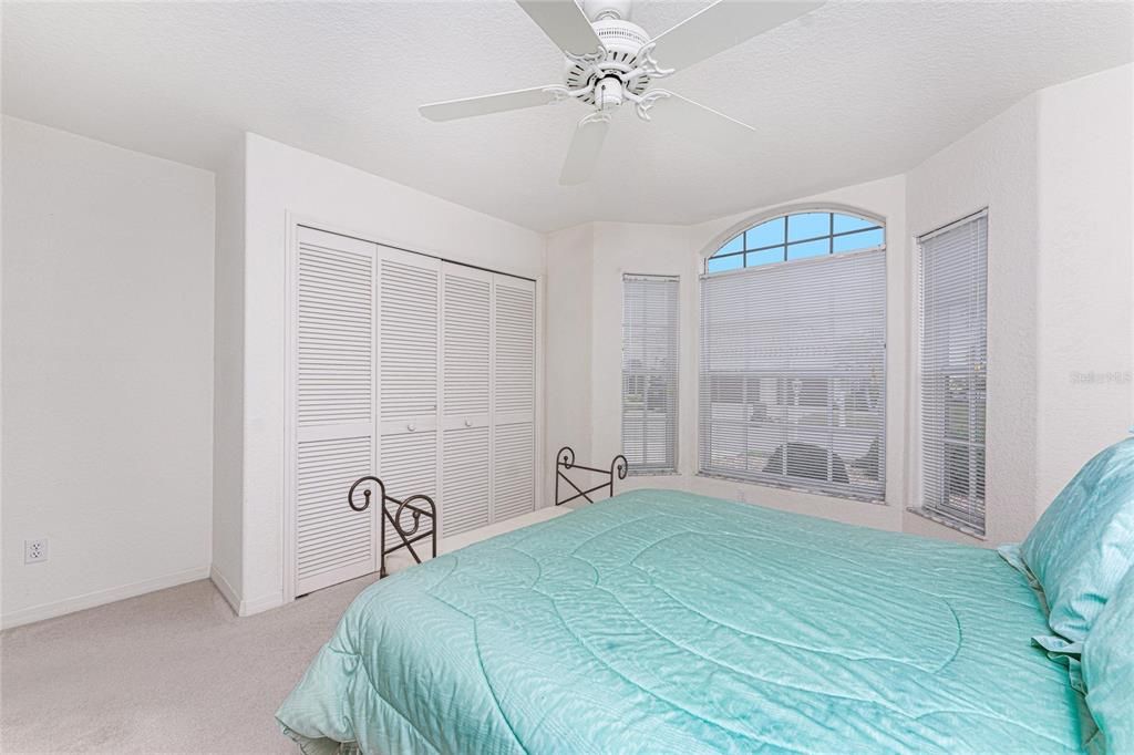 Guest bedroom and closet.