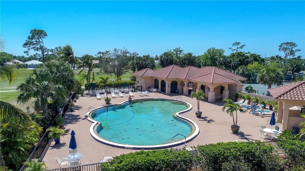 Seminole Lakes Country Club pool and fitness center.