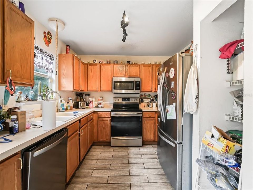 Kitchen with Stainless Steel Appliances