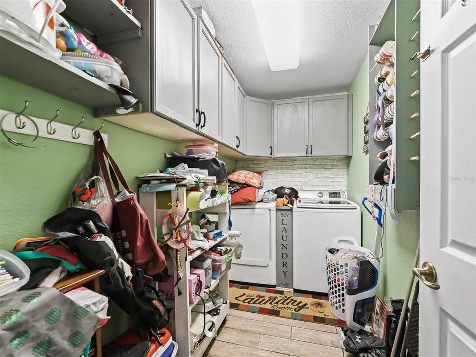 Indoor Laundry with Storage