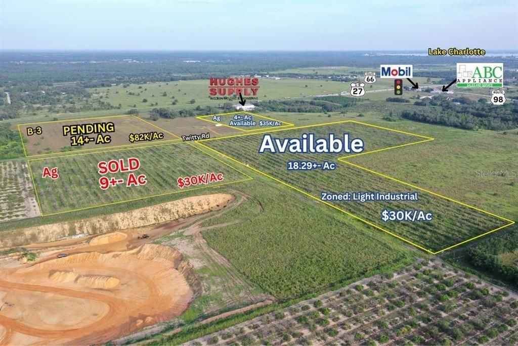 Vendido Recientemente: $1,159,900 (14.69 acres)