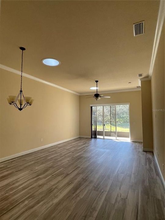 Dining and Living Area with Sun Tunnels