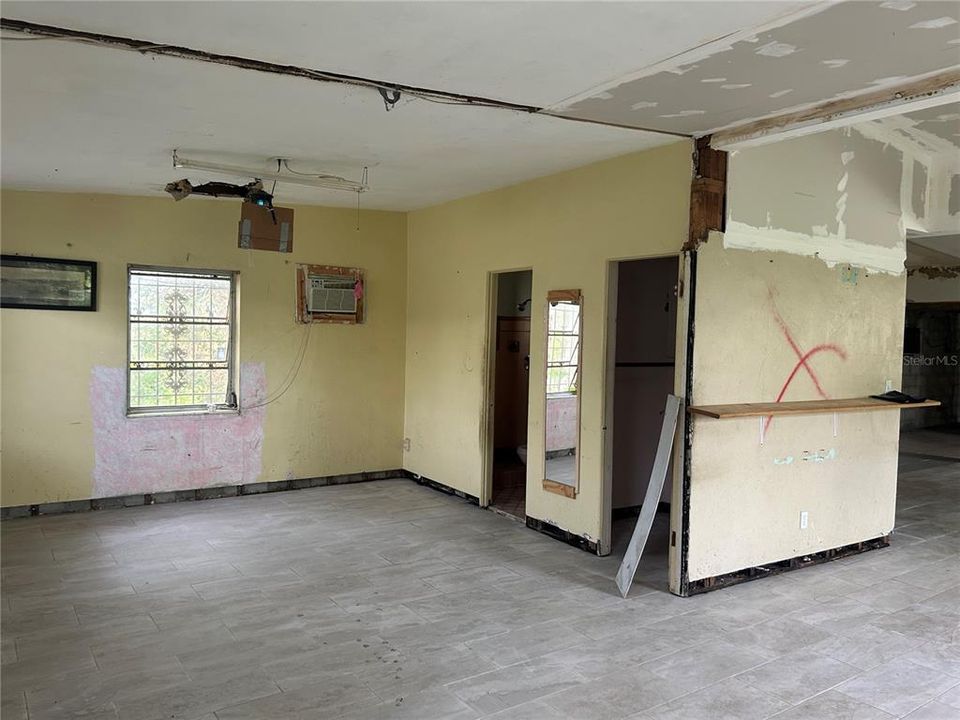 Bedroom 3 master bedroom with en suite bathroom (walls removed)