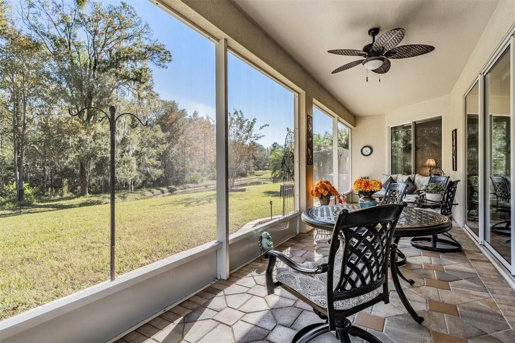 Serene natural views to relax on your screened lanai