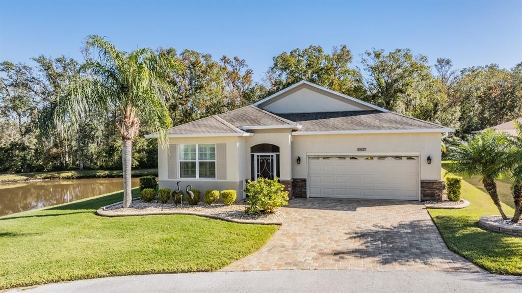 Great curb appeal with paver driveway!