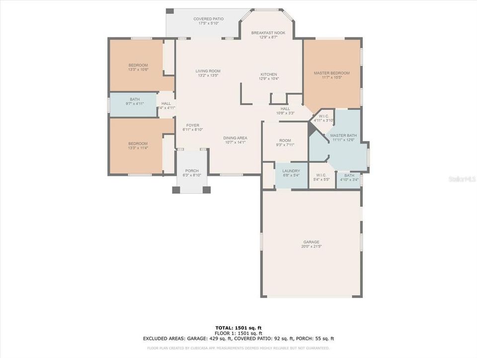 Active With Contract: $299,900 (3 beds, 2 baths, 1615 Square Feet)