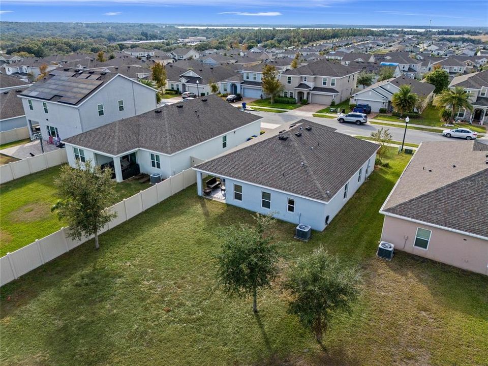 Aerial View of Backyard