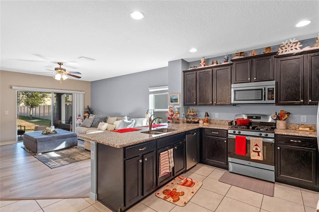 Kitchen and Living Room Combo